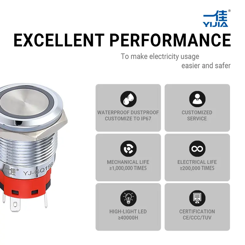 Illuminated Push Button Switch